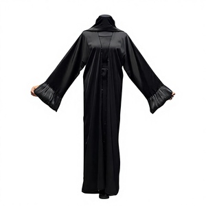 Wholesale New Luxury Handmade Abaya Women Breathable Traditional Islamic Clothing Premium Vintage Style Ankle Length Loose Fit - Product Image 2