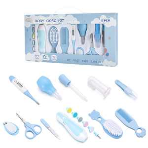 Fabricante 10 piezas bebé cuidado diario conjunto recién nacido aspirador Nasal medicina alimentador cortauñas bebé aseo Kit conjunto - Product Image 3