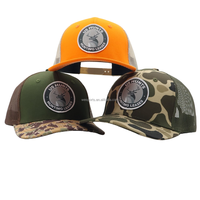 Gorras Trucker de Poliéster para Hombre, Bordado 3D Personalizado, Gorras de Malla Snapback Lisas, Parche Tejido Personalizado para Camisetas Polo, Richardson 112
