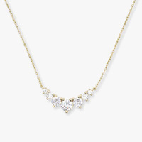 S925 Sterling Zilver met diamanten bezette glimlachketting voor dames Modekettingen Modehangerkettingen Fijne kettingen Kettingen