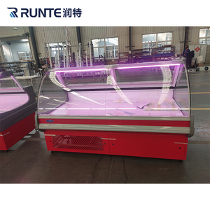 Siêu thị thương mại Deli hiển thị tủ lạnh góc tươi thịt và cá Showcase với LED ánh sáng butcher truy cập - Product Image 2