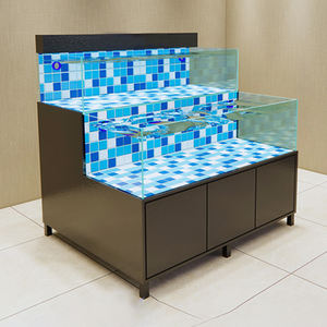 Supermarché restaurant poisson frais magasin d'approvisionnement sur mesure <span class=keywords><strong>pas</strong></span> <span class=keywords><strong>cher</strong></span> affichage en direct réservoir de fruits de mer <span class=keywords><strong>piscine</strong></span> - Product Image 5