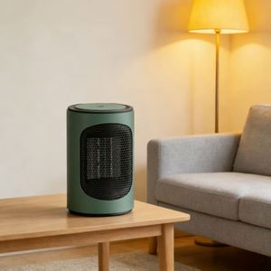 PTC Electric <b>Fan</b> <b>Heater</b> with Digital Control & Remote EU Plug 220V Energy Efficiency A+ for Bathroom Living Room Bedroom Comfort - Product Image 3