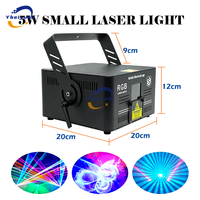 Projecteur laser d'animation RVB 5W pleine couleur DMX512 avec contrôle par téléphone portable pour fêtes, mariages, bars, discothèques, Noël et événements scéniques