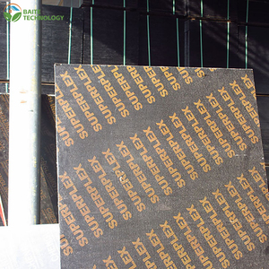 ไม้อัดแบบหล่อหน้า/หลังหนา18มม. สีดำใสหนาหลายชั้นความหนาแน่น E0อาคารเมลามีนป็อปปอร์สมัยใหม่ - Product Image 6