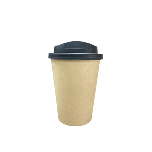 Leak Resistant <b>Disposable</b> Coffee Paper Cups for Hot Drink Serving Takeaway Beverage Party Drinking Use - Product Image 3