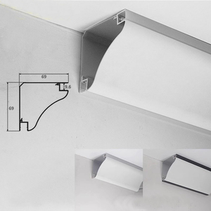 Hồ sơ trần nhôm hiệu suất cao với các kênh góc cao cấp cho hệ thống chiếu sáng Dải LED - Product Image 6