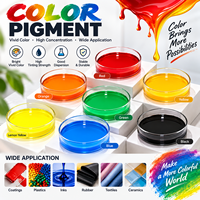 Pâte de pigment colorée à base d'eau, encre pigmentée, pâte époxy pour peinture, résine, revêtements artistiques, pâte de couleur liquide, directement de l'usine