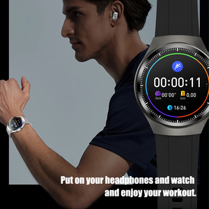 Phụ Nữ Người Đàn Ông Xem Thông Minh Earbuds 1.43 Amoled Màn Hình Bt Cuộc Gọi Trái Tim Tỷ Lệ Thể Thao Thông Minh Đồng Hồ Với Tai Nghe - Product Image 5