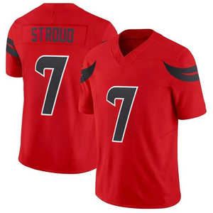 Jersey Sepak Bola Amerika Houston Unisex Berkualitas Tinggi, Bahan Polyester 100% Bernapas, Bordir Dapat Disesuaikan, Cocok untuk Musim Panas - Product Image 2