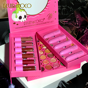 Venta caliente Kevin Coco Halloween palet Zombie Bride Palette Alta pigmentación Cosmeticos de Halloween paleta de sombras por mayoreo - Product Image 2