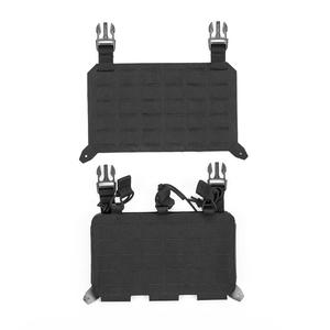 Sac de poitrine de fitness noir personnalisé gilet d'entraînement portable en polyester avec boucle à dégagement rapide MOELL sangle équipement d'entraînement de protection - Product Image 4