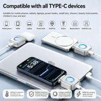Mini chargeur rapide Type-C 140W avec QC3.0/PD 3.0, séparateur de charge complète OTP et arrêt automatique intelligent pour téléphones portables et ordinateurs portables