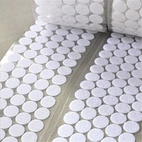Industrielle Qualität Klebstoff Stark Haftende Rückseite Selbstklebende Gestanzte Klettverschlüsse Haken und Schlaufen Punkte