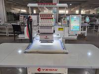 Machine à broder informatisée Yeshi à tête unique laser, grande surface, 9/12/15 aiguilles, livraison rapide, modèle Tajima