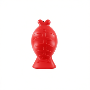 Yommy Blow Molded Fish Dog <b>Toy</b> 16.2x5.6cm <b>Interactive</b> <b>Pet</b> Chew <b>Toy</b> - Product Image 2