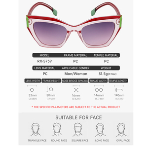 Gafas de Sol Negras de Moda al Por Mayor, Gafas de Conducir con Protección UV, Logotipo Personalizado, Gafas de Sol para Mujer - Product Image 4