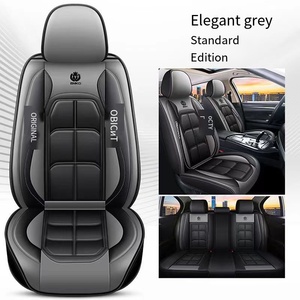 Coprisedile auto in pelle PU protezione di lusso 5 posti Deluxe cuscino personalizzabile tessuto in PVC <span class=keywords><strong>Toyota</strong></span> <span class=keywords><strong>Corolla</strong></span> Set completo interno auto - Product Image 2