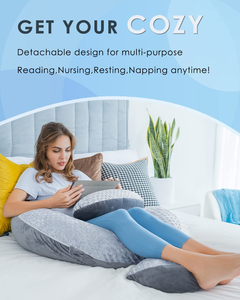 <span class=keywords><strong>Cuscino</strong></span> di maternità a forma di E-a forma di <span class=keywords><strong>cuscino</strong></span> di maternità da 60 pollici per il corpo intero per le traversine laterali <span class=keywords><strong>cuscino</strong></span> per dormire a zeppa delle <span class=keywords><strong>donne</strong></span> incinte - Product Image 2