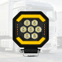 Nouvelle lampe de travail LED multifonctionnelle, lumière d'avertissement ambre, feu de position, lampe latérale, ECE R65 R10 R148 CE UKCA ROHS SAE J595