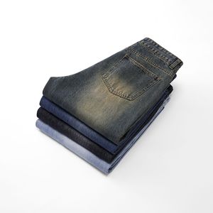 2025 Outono e Inverno Promoção Principal Quatro cores Versão Coreana A linha Solta Perna Larga <span class=keywords><strong>Jeans</strong></span> Men's Trendy Straight Leg Hanging - Product Image 4