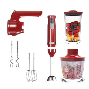 Mixeur à main portable <span class=keywords><strong>3</strong></span>-en-1 puissant 600W en acier inoxydable, 12 vitesses, fouet, bol, mélange plus rapide et plus fin, mixeur à main multi-rapide - Product Image 1