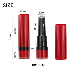 Jinze coperchio quadrato con fondo rotondo e forma <span class=keywords><strong>a</strong></span> <span class=keywords><strong>goccia</strong></span> tubo interno 1 colore rossetto contenitore - Product Image 6