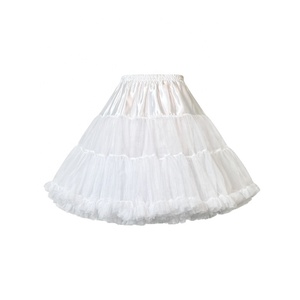 <span class=keywords><strong>Jupon</strong></span> en <span class=keywords><strong>coton</strong></span> bouffant à volants en fil doux sans armature, style Lolita, 45 cm, pour usage quotidien - Product Image 1