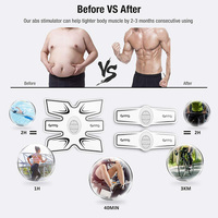 Appareil d'entraînement musculaire EMS rechargeable six-en-un, stimulateur d'abdominaux, masseur TENS OEM, vente chaude