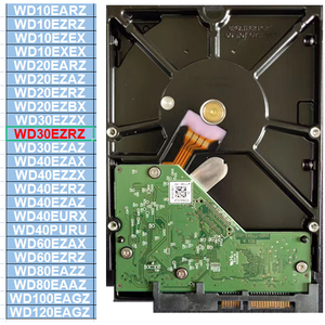 Disque dur WD30EZRZ BLUE 3 To SATA 3,5 pouces 5400 tr/min 64 Mo de cache CMR NoTouch Ramp Load compatible Acronis Cloning NCQ Windows/Mac OS/Linux - Product Image 1