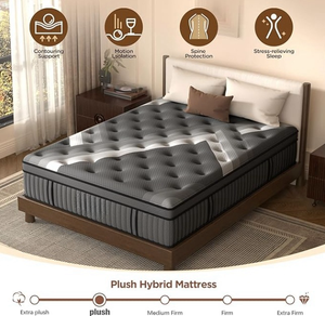 Materasso in Memory Foam Gel di Alta Qualità, Singolo, con Molle Insacchettate, Materasso King Size di Lusso per Hotel, Camera da Letto e Uso Ospedaliero - Product Image 4