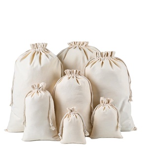 Wholesale Custom Cotton Canvas <b>Large</b> <b>Santa</b> <b>Sack</b> Big Christmas Gift Bag with Rope Handle - Product Image 1