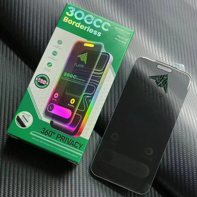 High Premium 360 Degree Borderless Privacy Screen Protector Tempered Glass for Iphone 12 14 Pro Max Anti Static Pantallas Film
