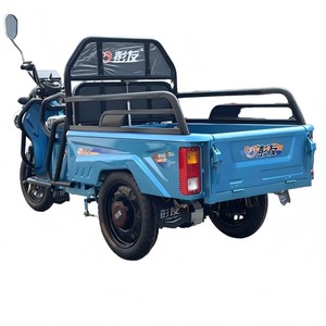 <span class=keywords><strong>Triciclos</strong></span> Eléctricos Abiertos Mini <span class=keywords><strong>de</strong></span> Tres Ruedas Rojos, 48V 500W, Caja <span class=keywords><strong>de</strong></span> 1.1m, con Asiento Trasero Plegable - Product Image 5