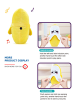 Jouets musicaux électroniques bébé poupée banane en peluche jouets tactile détection de rythme à Induction Piano pour enfants Offre Spéciale