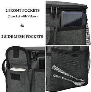 Bolsa Térmica para Almuerzo Aislada e Impermeable con 4 Bolsillos, Cierres Dobles Laterales y Costuras Resistentes, Bolsas Refrigerantes Impermeables - Product Image 4