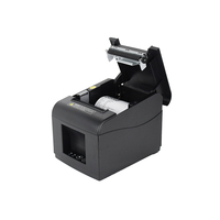 Impresora POS 80mm USB Lan Impresora térmica de recibos Impresora de cocina de restaurante con cortador automático Soporte Cajón de efectivo