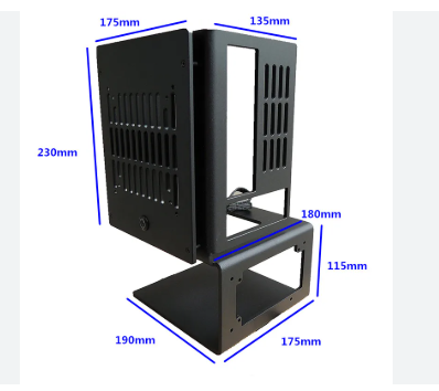 Xgh OEM ODM Open Frame Aluminum Mini Case