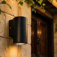 Applique murale extérieure Villa Lamp PS1504-1-GU10 IP54 à tête unique CE GU10, applique murale LED moderne