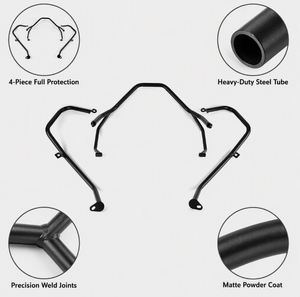 Barre de protection moteur en acier au carbone pour <span class=keywords><strong>moto</strong></span> Honda X-ADV 750 2021-2026, supérieure et inférieure, modifiée, vente en gros, personnalisée - Product Image 1