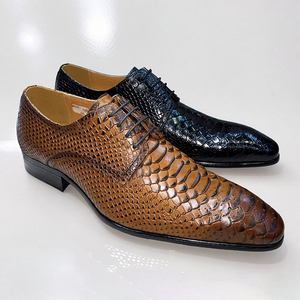 <span class=keywords><strong>Scarpe</strong></span> Eleganti da <span class=keywords><strong>Uomo</strong></span> in Vera Pelle, Stile Oxford, per Cerimonie e Occasioni Formali, Versatili e alla Moda - Product Image 3