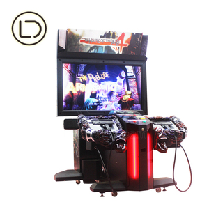 ห้องเกม LeaderDream หยอดเหรียญบ้านผีของ Dead 4 อาเขตรุ่นเครื่องเกมยิงปืนจําลองคู่ - Product Image 3