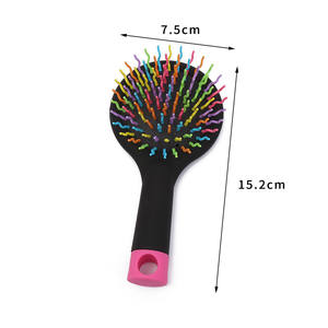 <span class=keywords><strong>Cepillo</strong></span> de <span class=keywords><strong>pelo</strong></span> pequeño de viaje con punta de <span class=keywords><strong>bola</strong></span> para niños, <span class=keywords><strong>cepillo</strong></span> desenredante <span class=keywords><strong>rizado</strong></span>, <span class=keywords><strong>cepillo</strong></span> de <span class=keywords><strong>pelo</strong></span> de arcoíris con espejo - Product Image 3