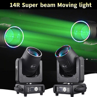 Mini faisceau 14r 295w tête mobile Concert Lyre faisceau 3 prisme Disco scène lumières pour DJ 295w lumière anneau effet Mini scène éclairage