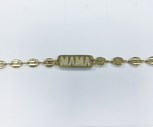 Bracciali <span class=keywords><strong>in</strong></span> ottone <span class=keywords><strong>con</strong></span> ciondolo nuovo MAMA/BOSS/BABY Name <span class=keywords><strong>con</strong></span> braccialetti a catena <span class=keywords><strong>in</strong></span> <span class=keywords><strong>argento</strong></span> a forma di naso di maiale - Product Image 3