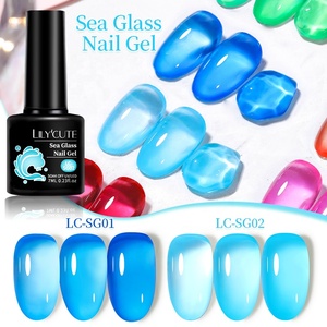 ยาทาเล็บเจลใส <span class=keywords><strong>LILYCUTE</strong></span> ยอดนิยม 24 สี เจลยูวีแอลอีดี สีเจลใสแบบแก้วทะเล สีอำพัน - Product Image 2