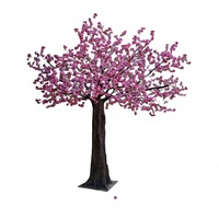 Arbre artificiel de cerisier à double couleur de 300 cm de hauteur, décoration intérieure de mariage moderne et écologique de luxe