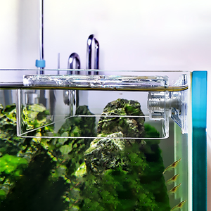 Anneau acrylique pour alimentation à point fixe Mangeoire anti-dérive pour poisson d'ornement et tortue Accessoire d'aquarium alimentaire - Product Image 3