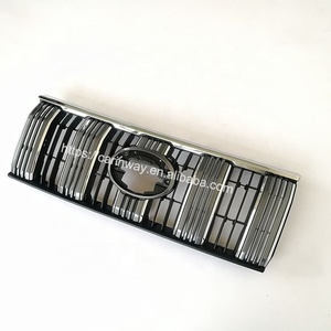 Accesorios de coche, Rejilla cromada, rejillas de radiador delanteras, rejilla de parachoques, red para <span class=keywords><strong>Toyota</strong></span> <span class=keywords><strong>Land</strong></span> <span class=keywords><strong>Cruiser</strong></span> Prado FJ150 2018 - Product Image 3