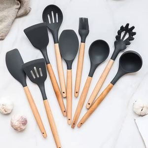 Multifunctional Food Grade Silicone Kitchen Cookware Set Practical Turner Spatula & <b>Measuring</b> <b>Spoon</b>-Cook with Confidence! - Product Image 5